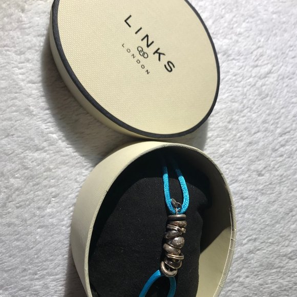 Links of London Sweetie Turquoise Cord Bracelet - Picture 2 of 3